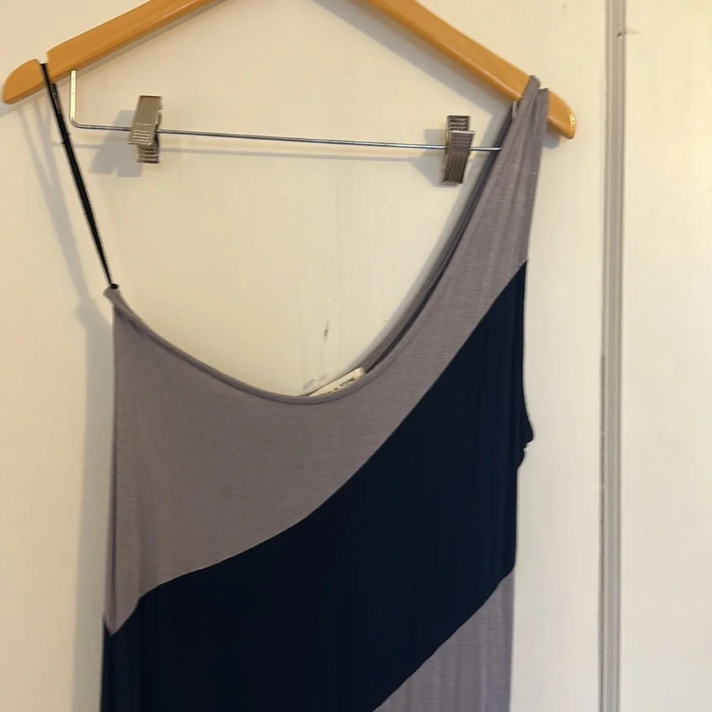 NWOT Tea n Rose one shoulder maxi dress - Picture 2 of 4